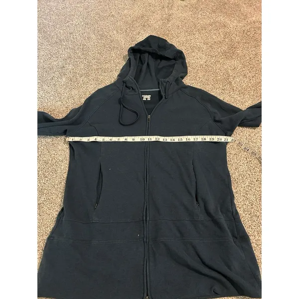 Columbia Jacket Full Zip Women's‎ Hoodie XL Jacket Navy Blue Long Sleeve - Image 4