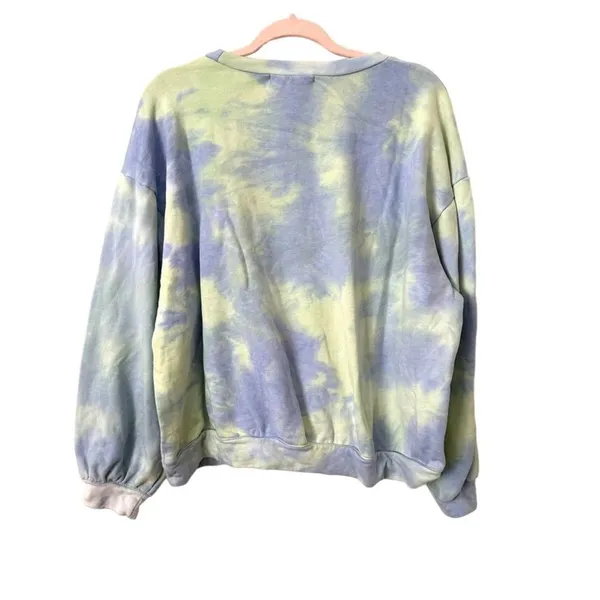 BY DYLN Xander Tie Dye Logo‎ Crewneck Sz Medium - Image 6