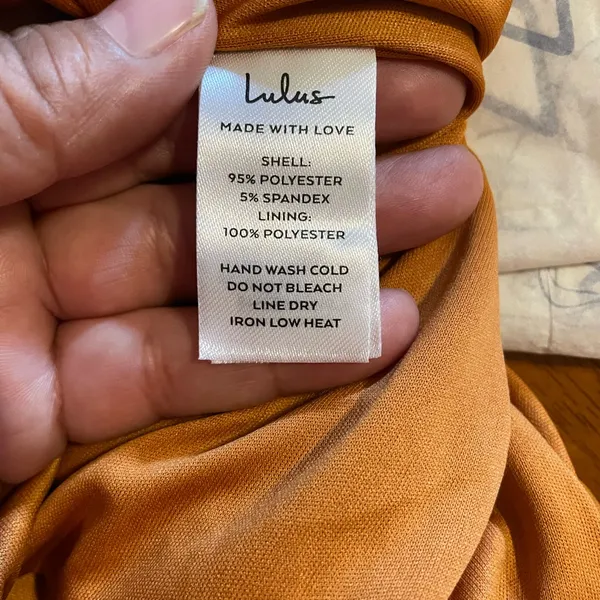 Lulu's One Shoulder Terracotta jumpsuit beautiful wide leg excellent pre owned - Image 5