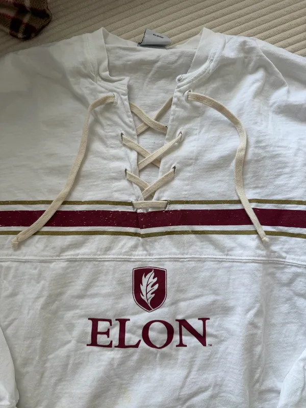 Elon university long sleeve spirit jersey - Image 2