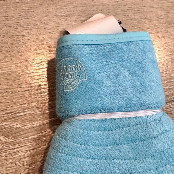 Banana Boat UPF 50+‎ Blue Terry Cloth Visor Hat One Size Adjust Sun Protection - Image 2