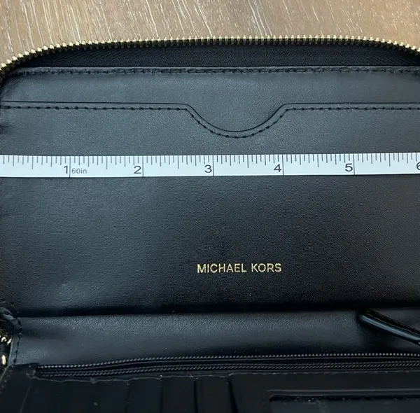 Michael Kors Leopard Print Wristlet Wallet - Image 12