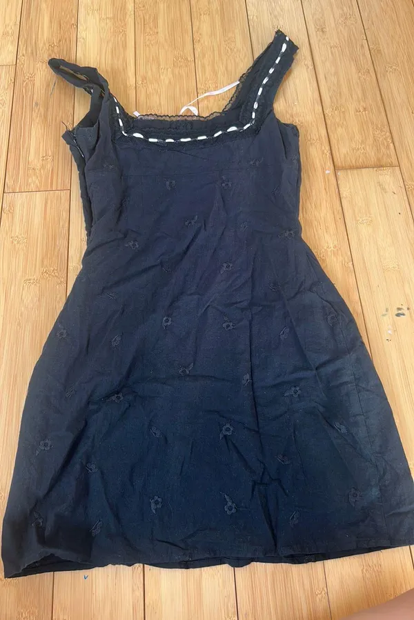 Black Princess Polly Mini Dress - Image 3