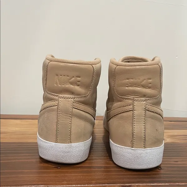 Nike Women's Blazer Mid Premium Sneakers ‘Vachetta Tan' DQ7572-200 Size 9 - Image 9