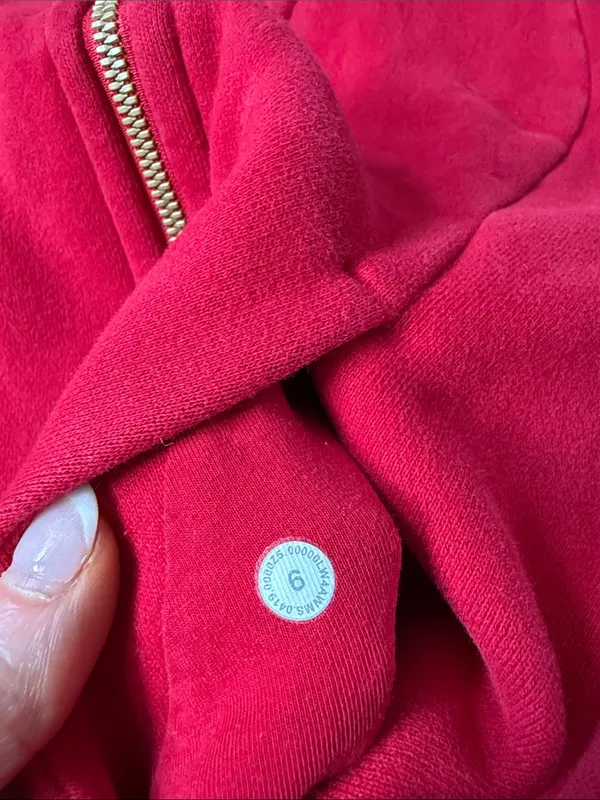 lululemon athletica Hot Pink Full-Zip Hoodie size 8 EUC - Image 2