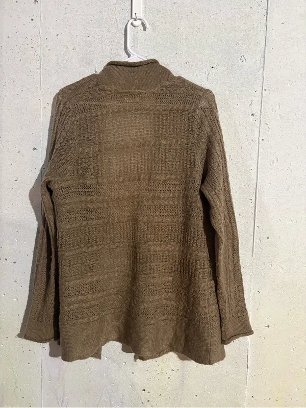 Sonoma Lifestyle Open Front Knit Cardigan | Size: Large - Image 3