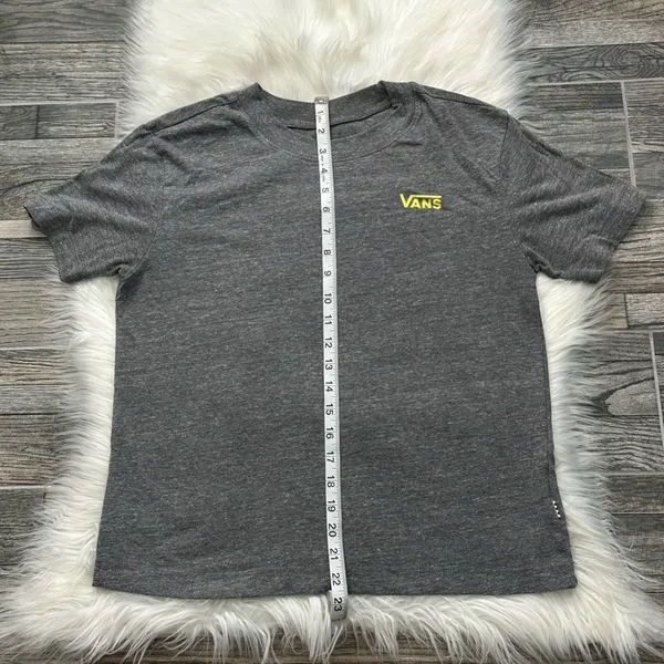 Vans Gray Logo Short Sleeve Shirt - Image 5