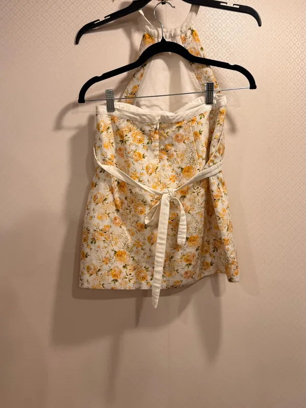 Anthropologie Significant Other Halter Mini Dress Rosalie Floral Print Size 4 - Image 14