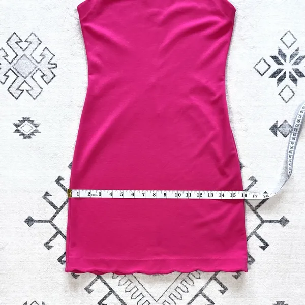 For Love & Lemons Rosarito Scalloped Hem Mini Dress Small - Image 9