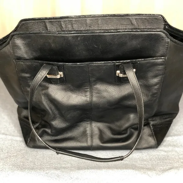 Coach Black Leather Purse - Image 4