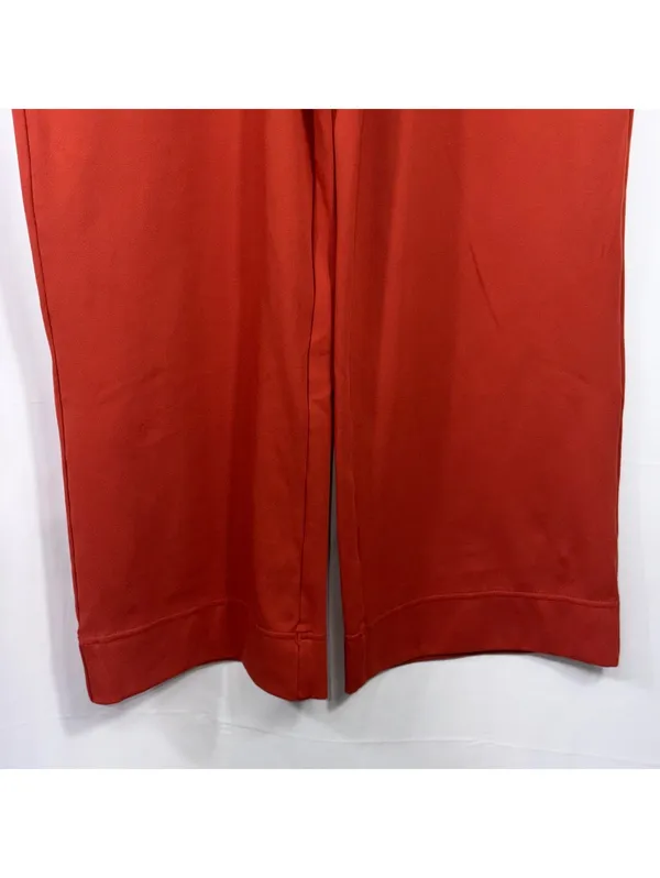 Halara Rust Button Front Wide Leg Pants - Image 4