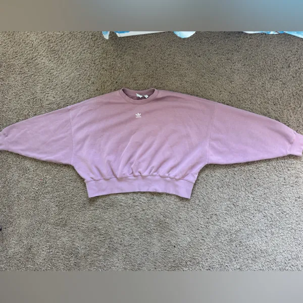 Adidas Women's Purple Mauve Sweatshirt size XL - Image 11
