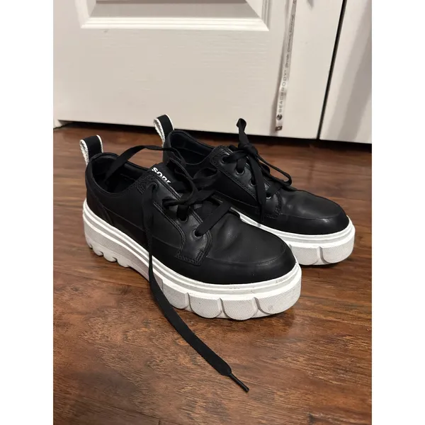 Sorel Caribou X Leather Waterproof Platform Sneaker Gorp Granola Minimalist - Image 2