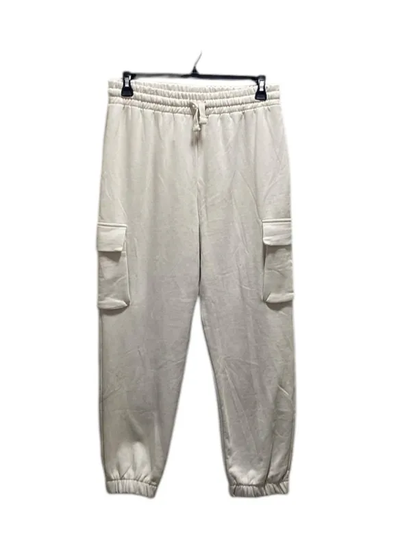 Zara Cargo Jogger Sweatpants Beige L NWT Neutral Minimalist Casual Spring Cozy - Image 3