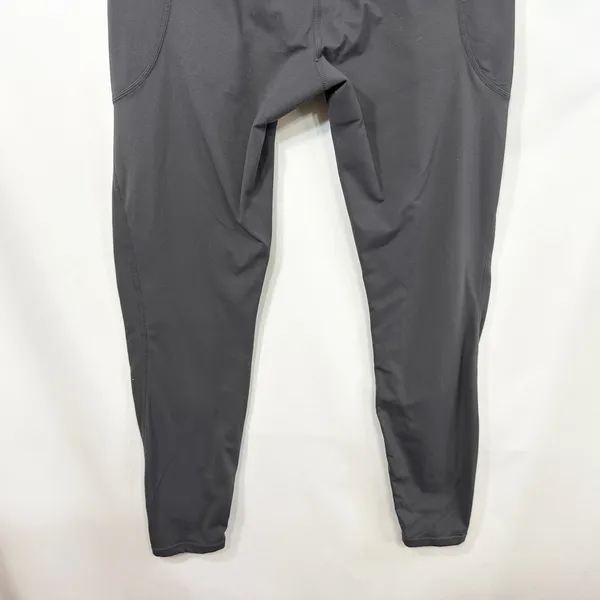 Halara Medium Leggings High Waisted Gray Side Pockets 7/8 Solid‎ Athleisure 1532 - Image 6