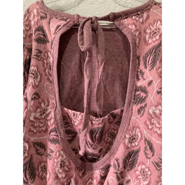 Free People No Ordinary Top Smoked Pink Combo Size L NWT BOHO - Image 10