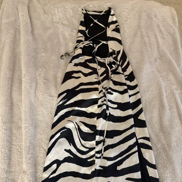 Free People Abby Zebra Print Maxi Dress - Image 5