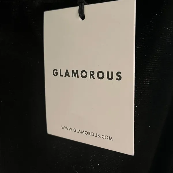 NWT REVOLVE by Glamorous Black Velvet Off-Shoulder Bodysuit - Image 8
