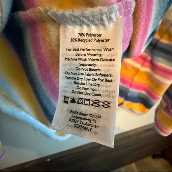 Eddie Bauer 1/4zip fleece pullover Women’s size XL - Image 9