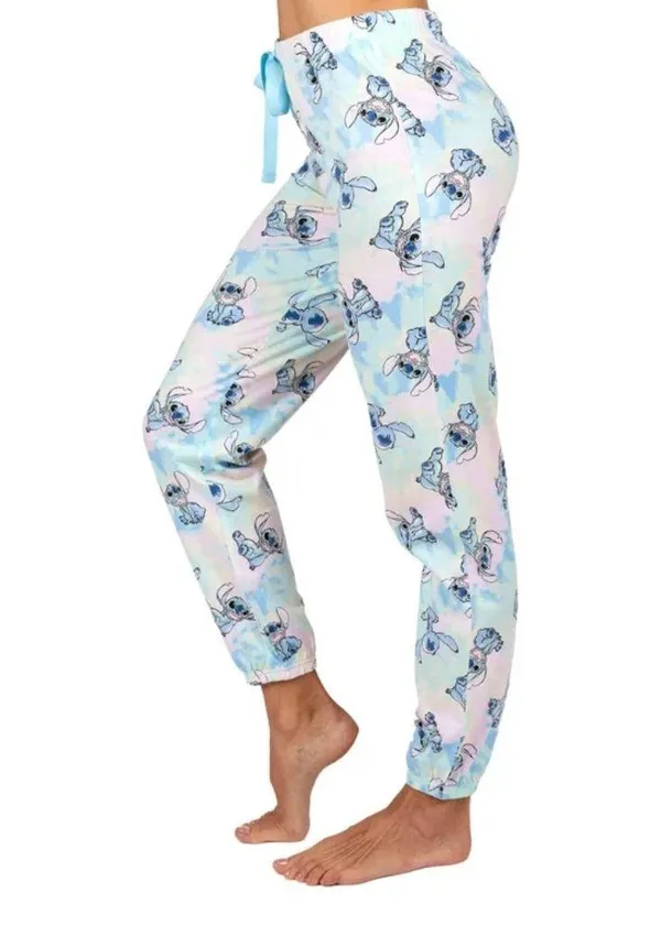 Disney Stitch Womens Cotton Pajama Pants, Sleepwear Bottoms, Stitch - Image 2