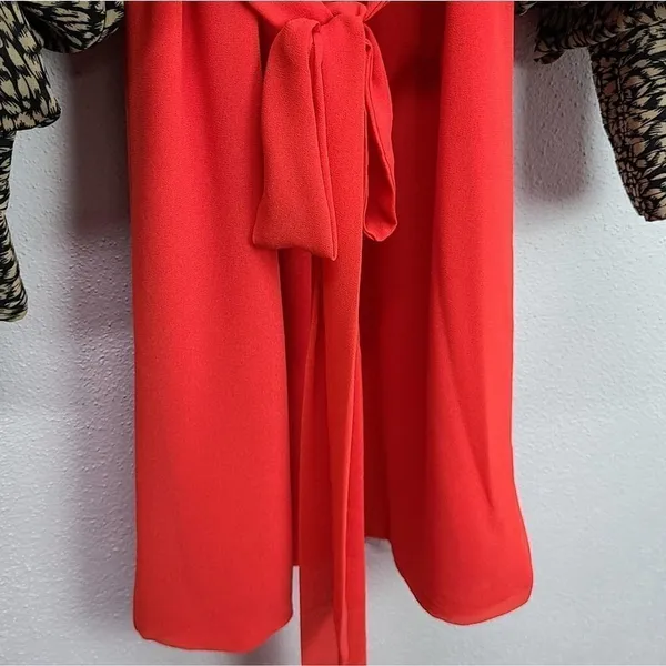 THML Blouson‎ Midi Open Shoulder Dress Size Medium - Image 9