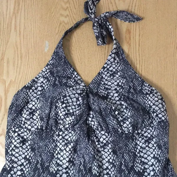 Bin 9 Womens Snake Print Catalina size 2X(18W-20W) 1 piece swimsuit - Image 2