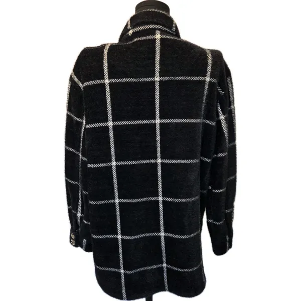 Z Supply Women’s Sz XSmall Button Up Tucker Shacket Shirt Jacket Washed Black - Image 4