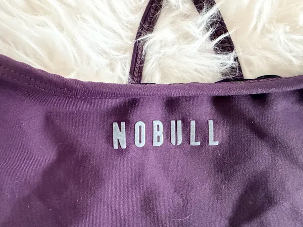 NOBULL Women's High Neck Sports Bra - Dark Plum - Image 2