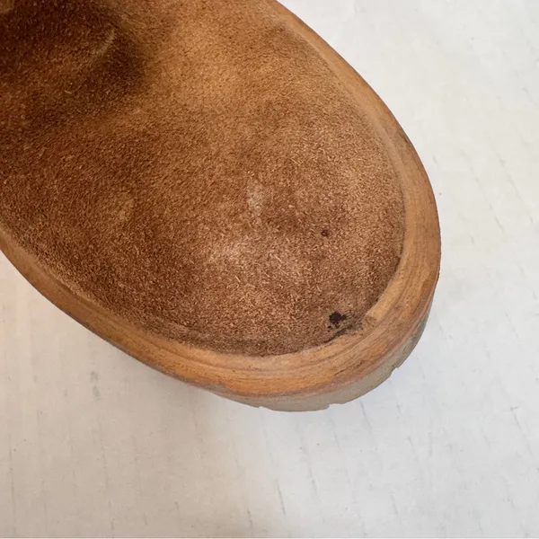 Dolce Vita Tan Suede Leather Platform Castor Ankle Boots Women’s 6.5 Chukka - Image 8
