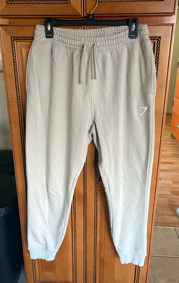 Gymshark neutral tan joggers - Image 2