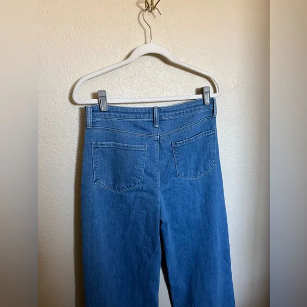 L’AGENCE Clayton‎ High Rise Wide Leg Jeans Size 30 Long Tall in Salina Blue - Image 7