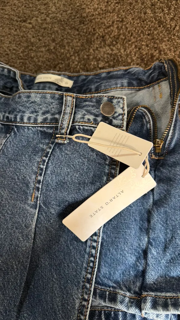Altar'd State Skirt Denim - Image 3