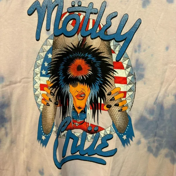 Motley Crue Girls Girls Girls Animated Heavy Metal Tie Dye XL - Image 2