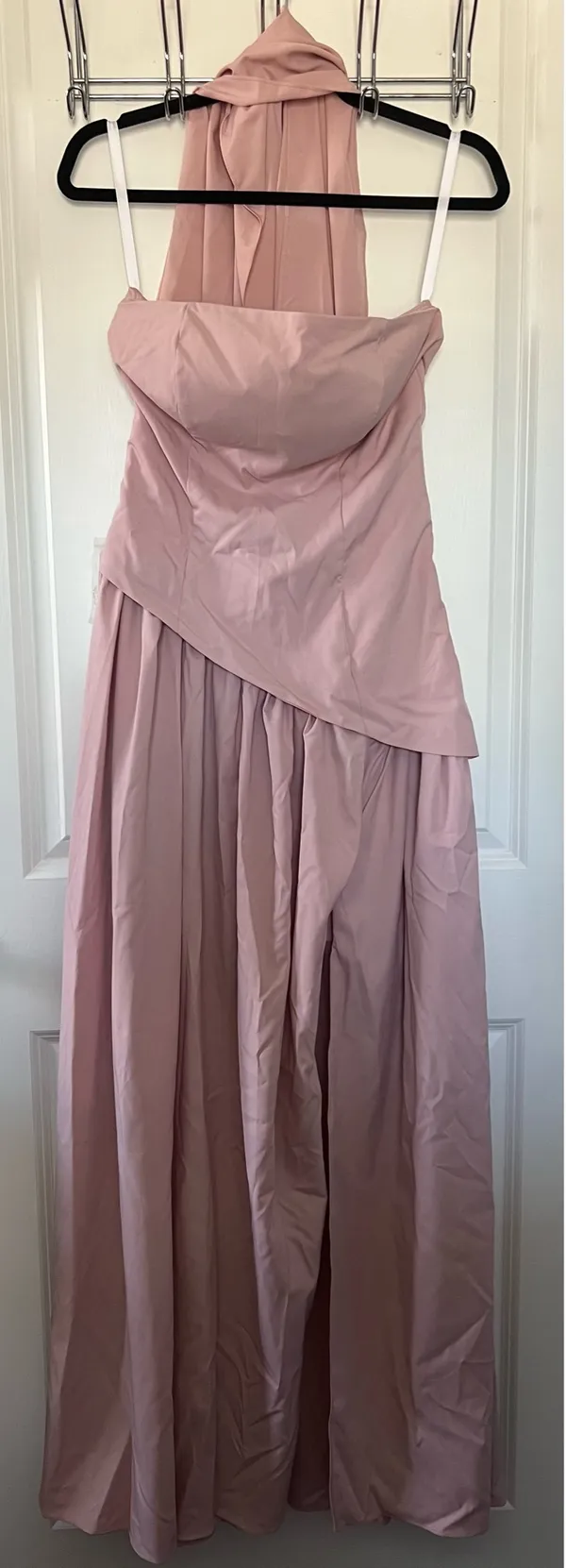 Strapless Dress with Scarf Pink Size 2 - Image 2