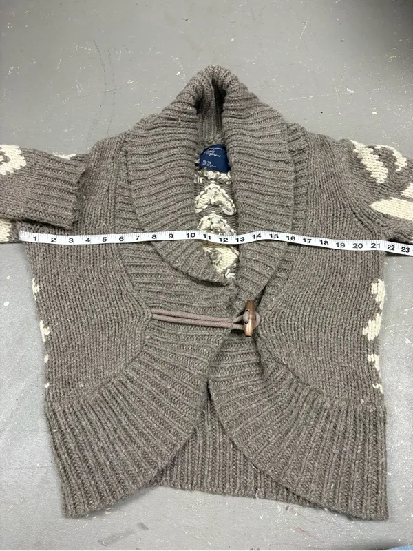 American Eagle Outfitters Y2K Gray Nordic Grandmacore Womens XL - Image 4