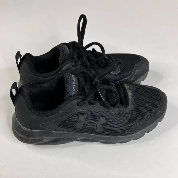 Under Armour Charged Assert sneakers all black size 8.5‎ - Image 2