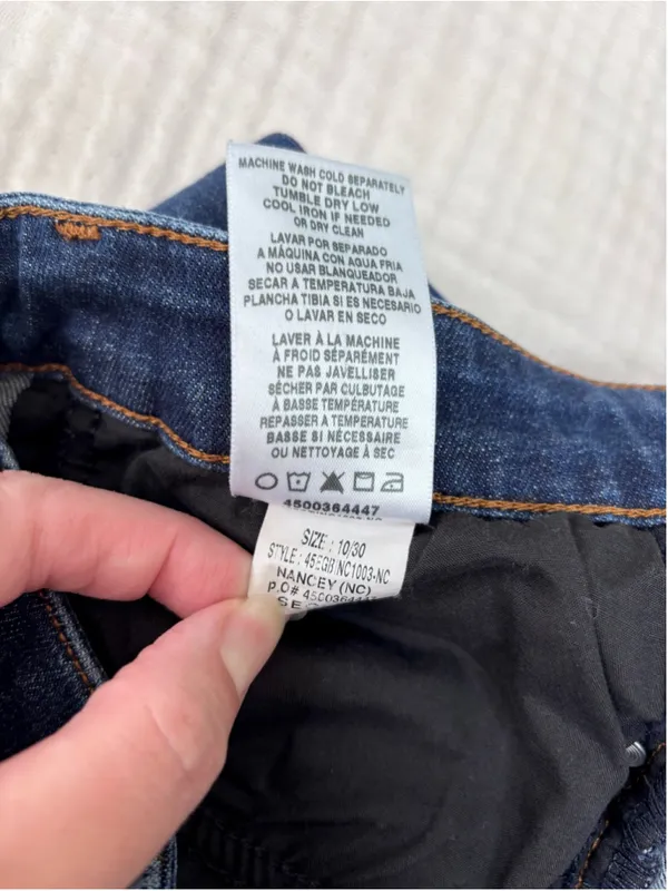 Women's Sam Edelman The Stiletto High Rise Skinny Jeans Blue Size 30 - Image 5