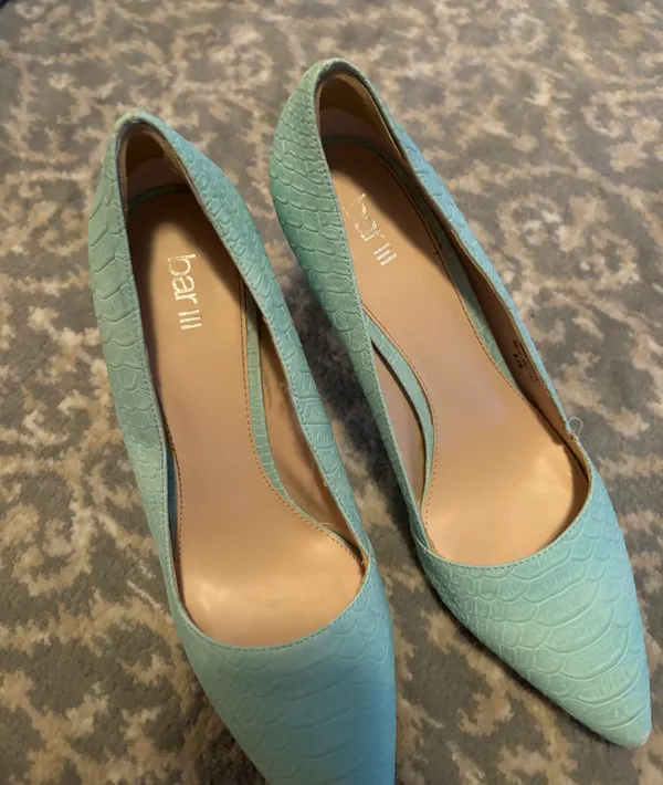 Bar III Turquoise Heels - Image 2