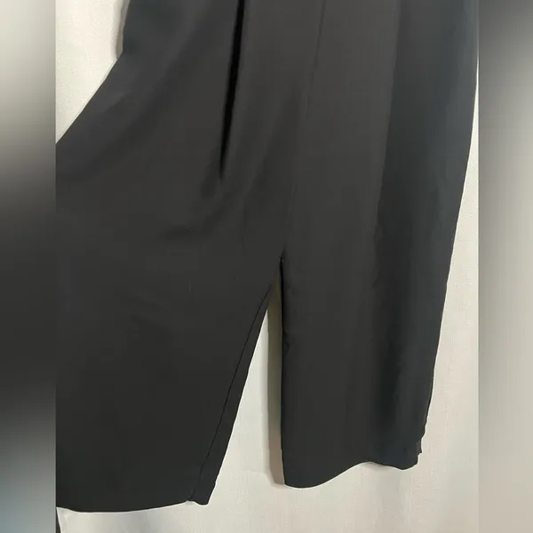 Banana Republic Black V Neck Jumpsuit Medium - Image 5