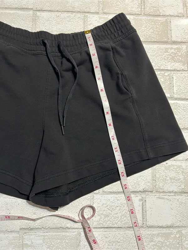 Athleta Black Drawstring Lounge Shorts Size Small - Image 5