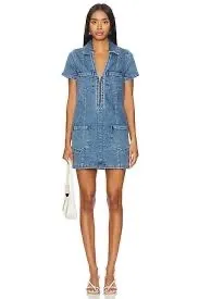 show me your mumu prescott mini dress tide - Image 2