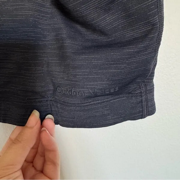 Outdoor Voices Move Free Crop Top Yoga Sports Bra Pilates Women's Size M Black - Image 5