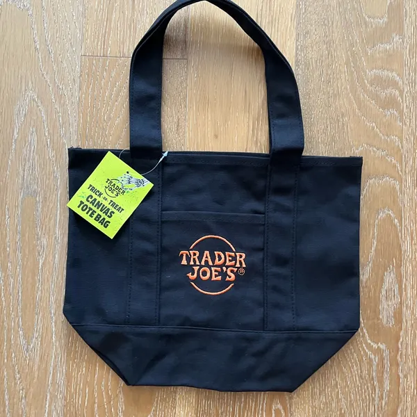 Trader Joe's Black Mini Tote Bag sold out - Image 2
