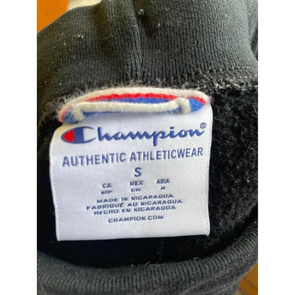 Champion Women's Black Fleece Joggers Pants Small - Image 2
