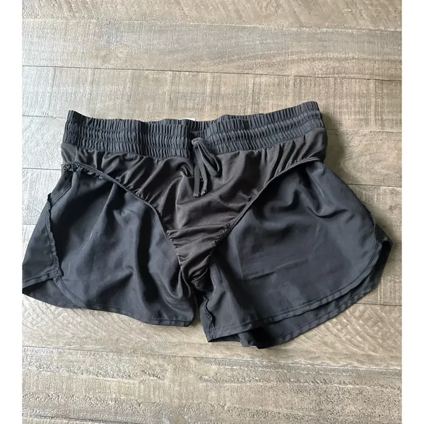 Athletic Works Women's Black Running‎ Athletic Lined Shorts size Large 12/14 - Image 7