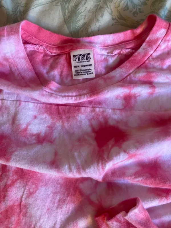 Pink Tie dye Crop Top - Image 6