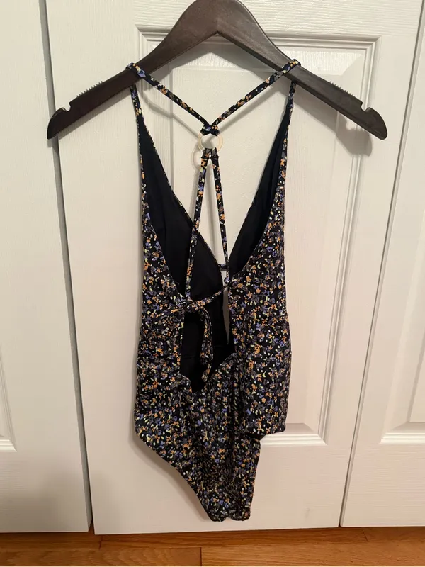 Prana La Plata One Piece Swimsuit in Ditsy Floral - Image 3