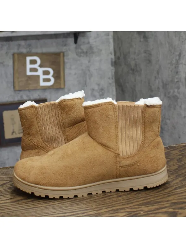 Isotoner / Outdoor Faux Fur Lined Boot Slippers Buckskin Brown XL (9.5-10) - Image 7