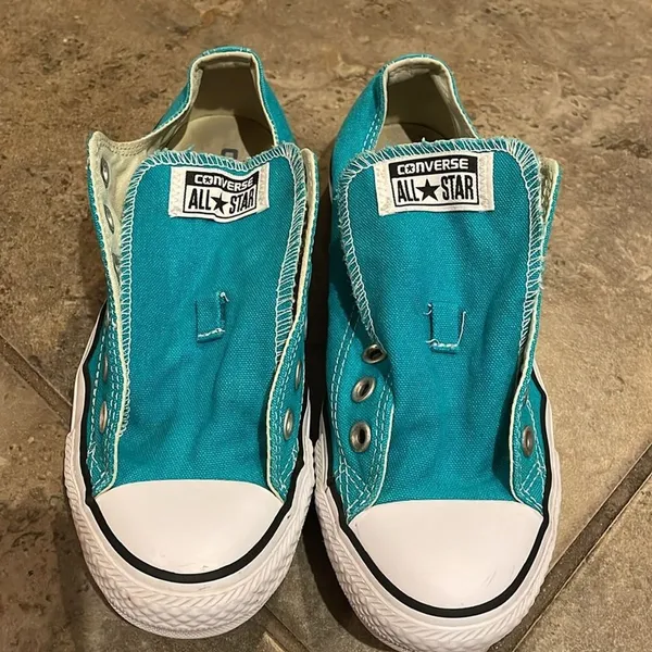 Converse Oxford Mediterranean Blue Low Top Sneakers Unisex M5 W7 144810F - Image 9