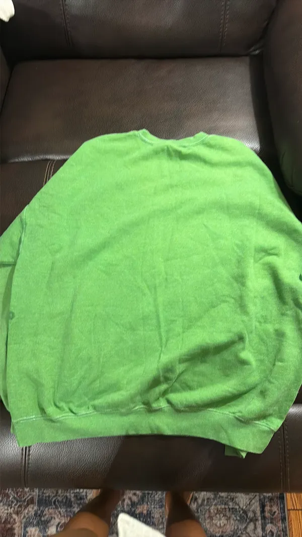 Green Nirvana Urban Outfitters Sweatshirt Oversized Crewneck S/M - Image 3